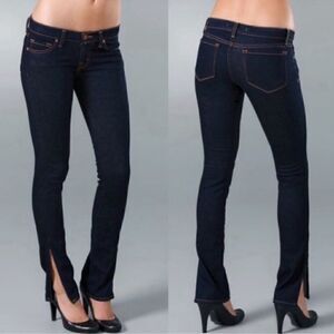 J Brand The Deal Dark Wash Skinny Ankle Zip Jeans 26